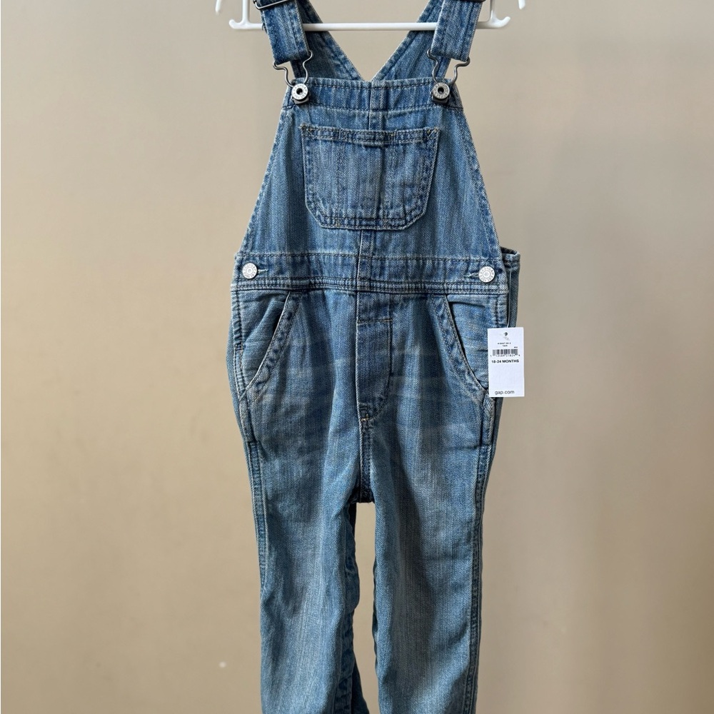 GAP Kids Blue Denim Overalls